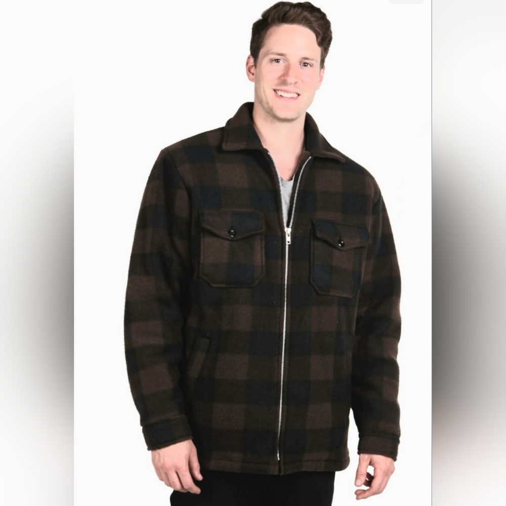 Maxxsel Quality Outerwear Brown Buffalo Check